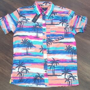 (NEW) Margaritaville Tropical Sunset Shirt